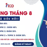 Ưu Đãi Đặc Biệt – Khuyến Mãi Lớn cho các Khóa học tiếng Hàn Tháng 8/2025